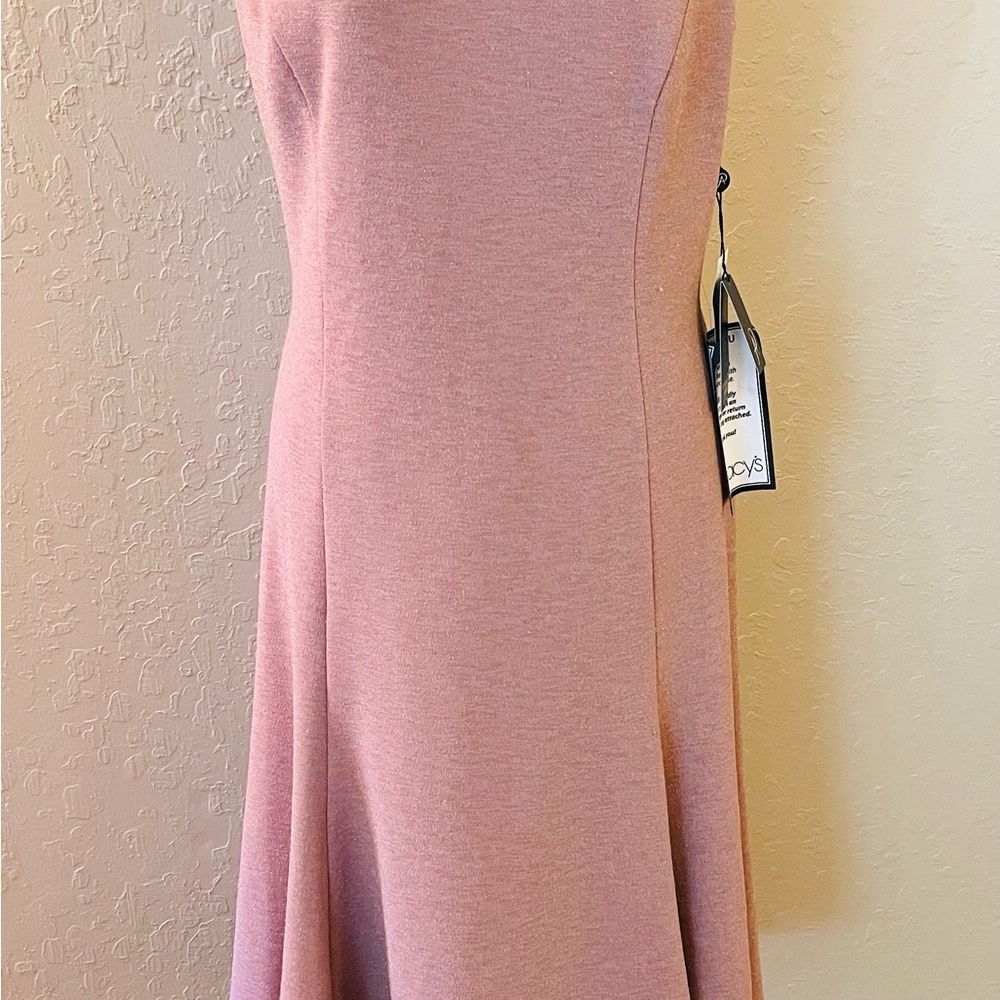 Adrianna Papell Pink High-Low Dress